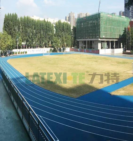 深圳海湾中学-预制型塑胶跑道